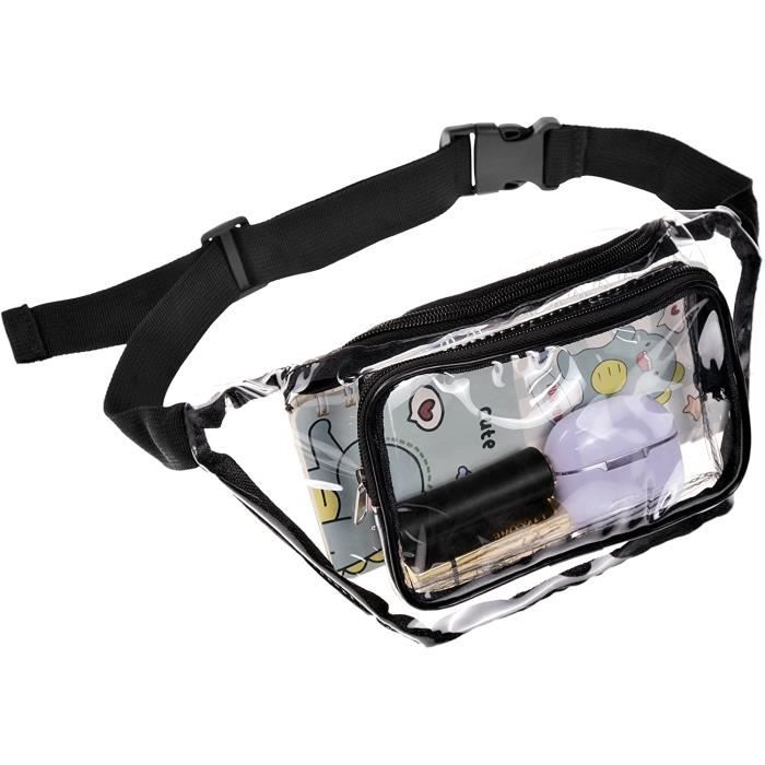 Sac Banane Transparent pour Femme Homme Sac Banane Tendance