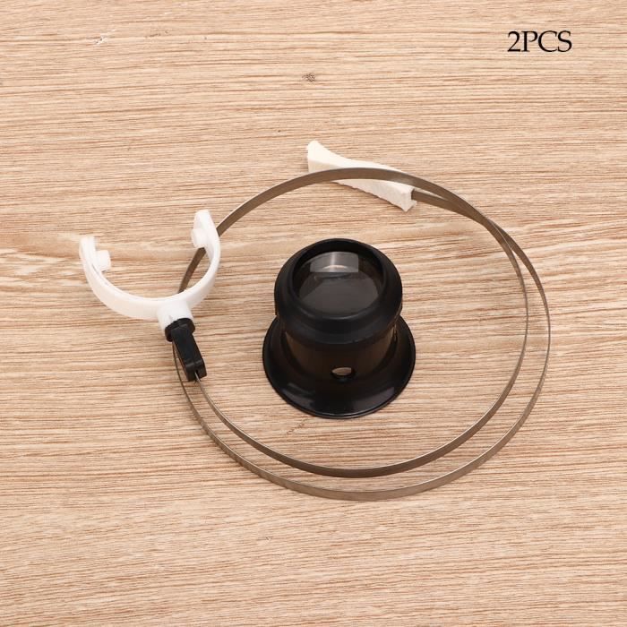 Loupe 20x En Verre Pour Horloger – Outil De Réparation De Montre, Neuf