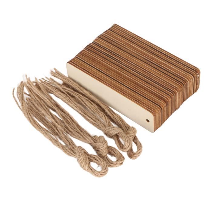 Kit 204 Pcs Marque-Pages En Bois Basicon - 72 Vierges Avec Cordes Et Glands Pour DIY Créatifs
