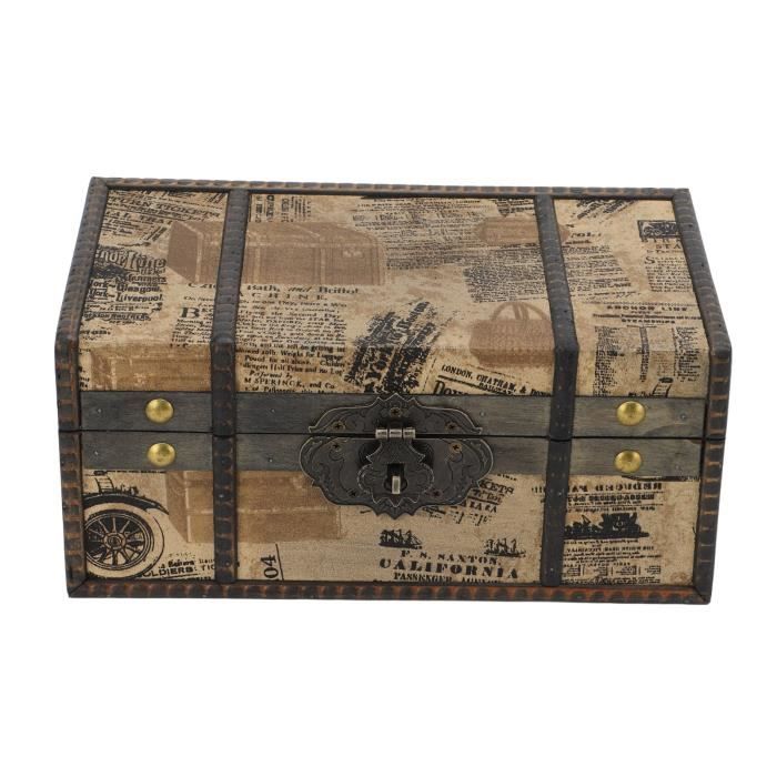Boîte à Bijoux En Bois Élégante Avec Couvercle Verre Transparent – Grand Organisateur Multi-Compartiments Pour Bijoux, Bracelets Et Bibelots