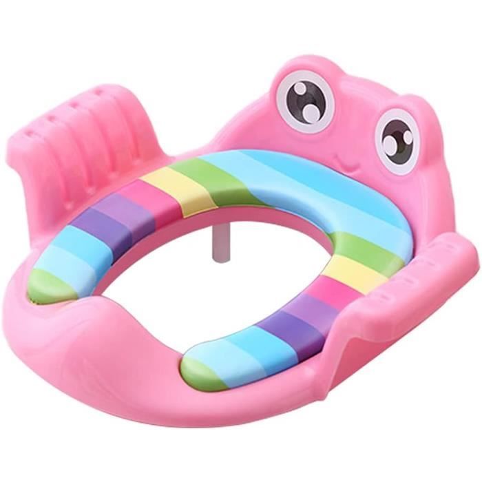 Réducteur WC Enfant Pliable Et Portable - Adapté à La Plupart Des Toilettes - 38x31x8 Cm - Sécurité Anti-glisse