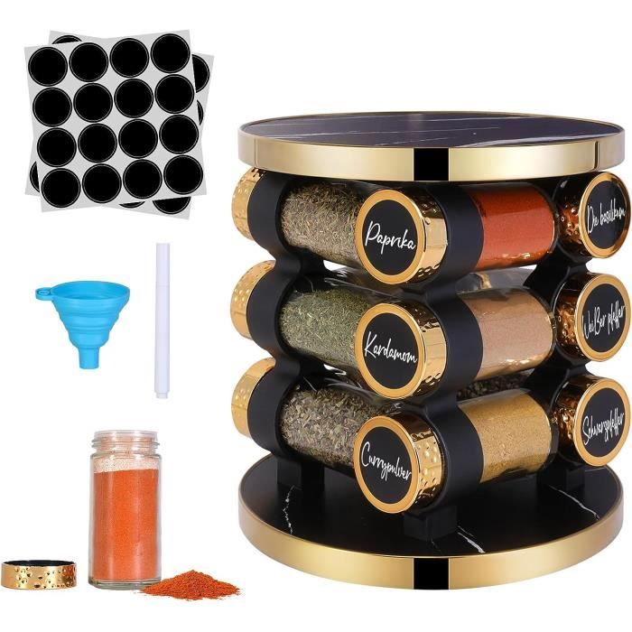 Étagère À Épices Rotative À 360 ° - Organiseur De Plateau De Cuisine Rotatif À 360