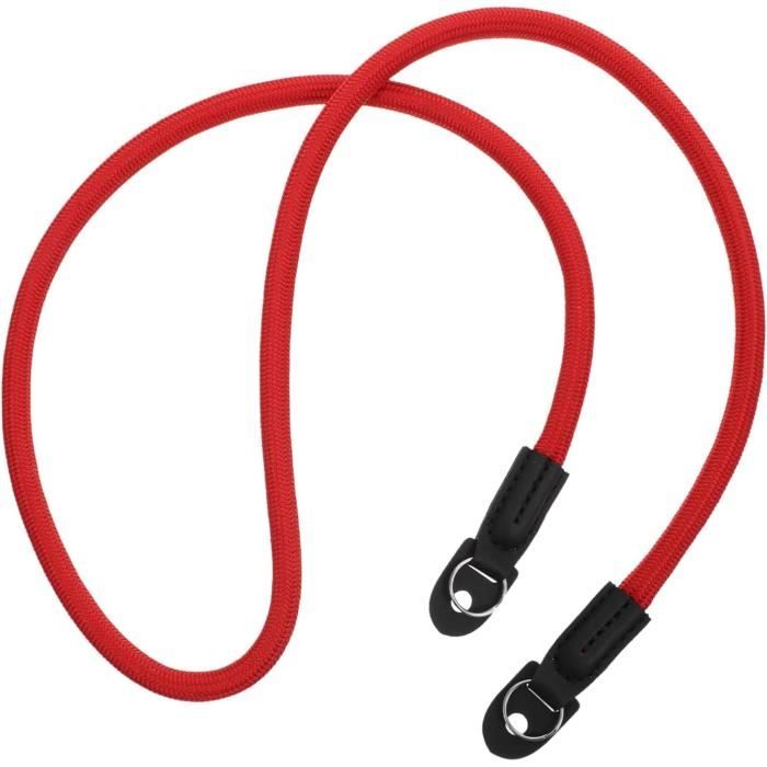 Sangle D'appareil Photo Réglable - Longueur 130 Cm - Coton Doux Et Boucle Rapide - Pour DSLR Et Hybrides - Confort Et Sécurité