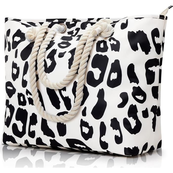 Sac à Dos de Plage Imperméable et Résistant au Sable pour Femmes Grand Sac de Plage avec Fermeture Éclair Grand Sac de Rangement pour Piscine et Plage-Portable