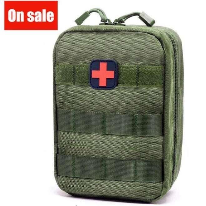 Trousse de premiers secours tactique Molle Sac militaire d'urgence EDC Sac à outils de survie