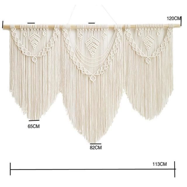 Tenture murale Macramé Salon – Déco Exotique