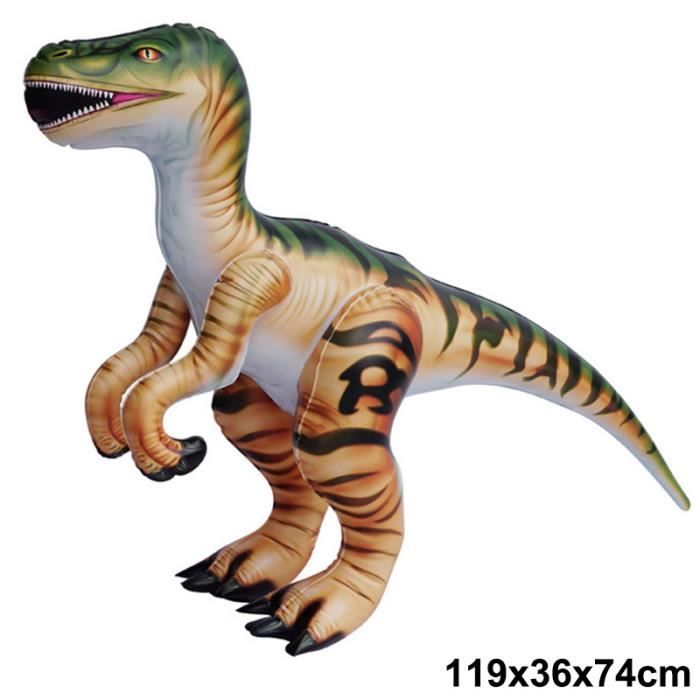 Pack De 3 Ballons Gonflables Dinosaures 3D - Décoration Géante Pour Fête D'Anniversaire, Baptême - 10