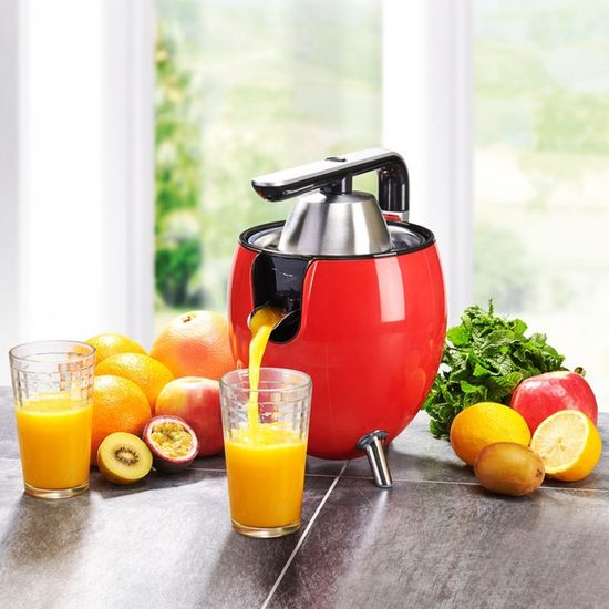 Girmi SR03 Presse-agrumes, 25 W, 0,7 Litres, Plastique, Blanc/rouge