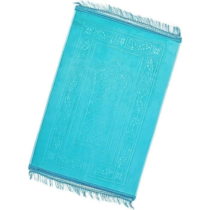 Tapis de Prière Musulman électronique Guide d'étape d'adoration Musique Interactive Sensible au Toucher 23,6 X 39,4 Pouces Tapis de Prière Musulman pour Enfants éducation