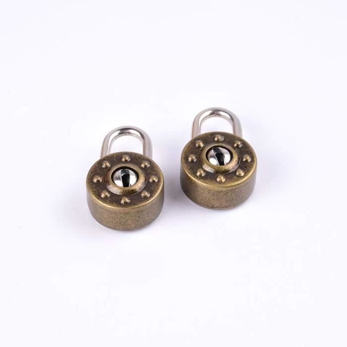 10Pcs Cadenas Mini Cadenas Pratique Serrures À Bagages Mini Serrures