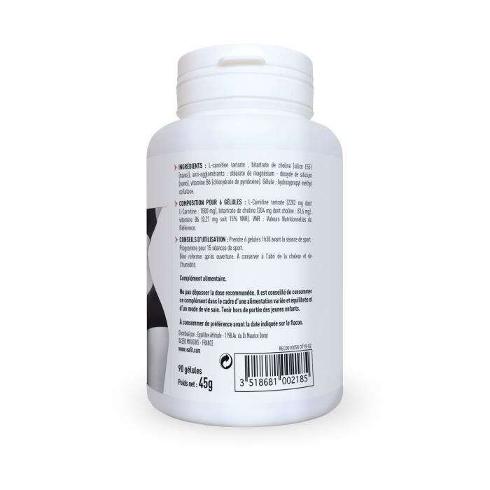 l carnitine eafit Eafit Active Slimness L Carnitine 90 Capsules