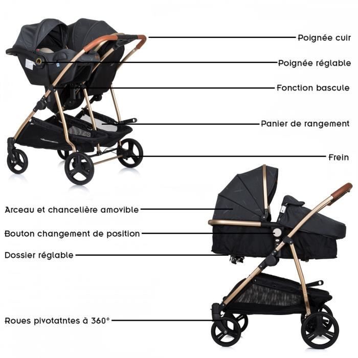 Poussette ages rapproches - Cdiscount