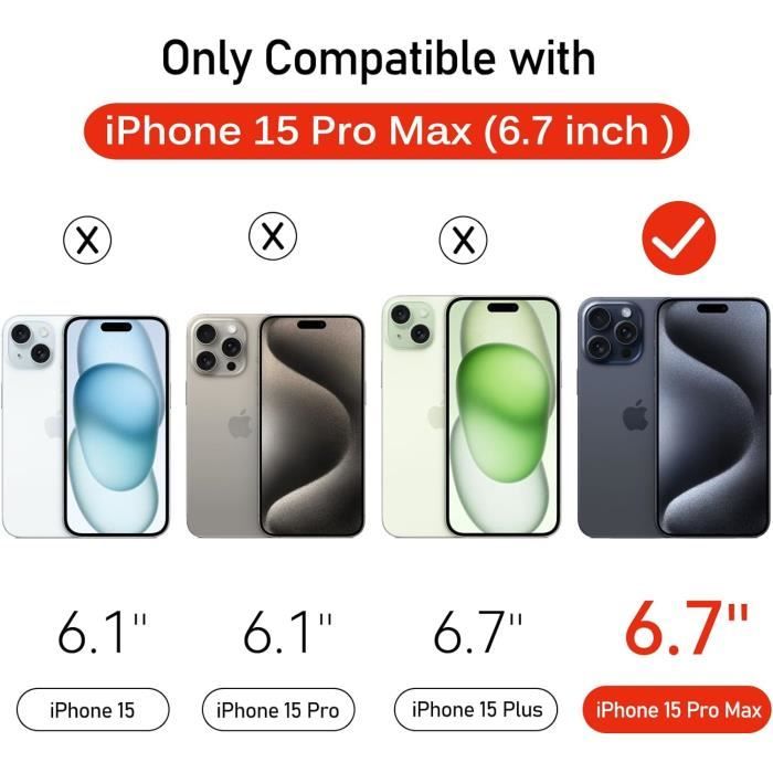 Verre Trempé X2 Pour Iphone 15 Plus, Iphone 15 Pro Max Apple, Vitre  Protection, Film Anti Casse, Anti Rayures, Sans Bulles[I4080] - Cdiscount  Téléphonie