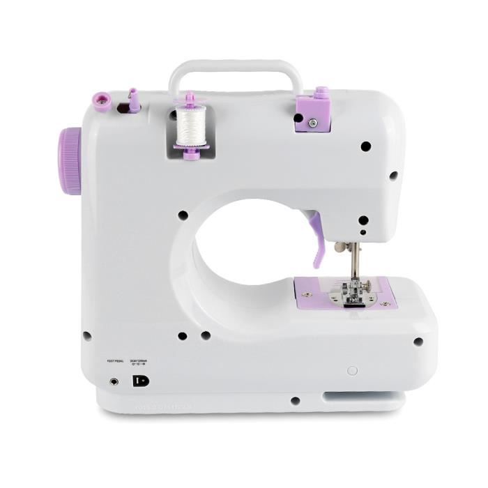 Umelee Machine à Coudre 45 Points – Vitesse Variable Haute/Basse, Éclairage LED, Pédale Incluse, Idéale Débutants Et Confirmés