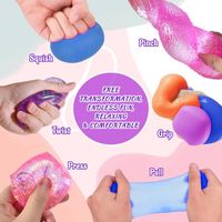 Lot De 4 Balles Anti-Stress Cubes En TPR – Jouets Fidget Pour Adultes Et Enfants