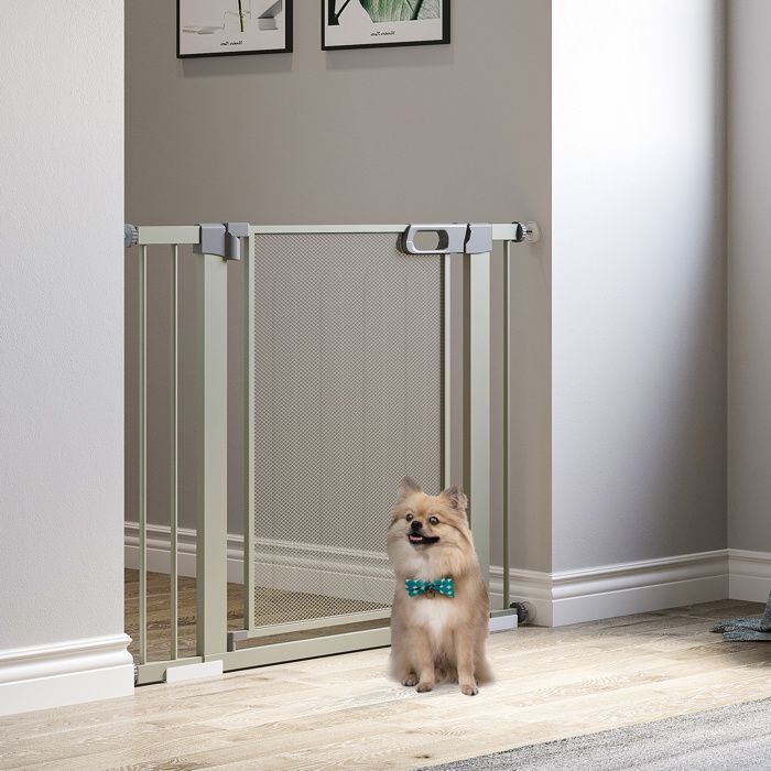 Barrière De Sécurité MS Pour Enfants/Animaux - Réglable 75-82cm - Montage Sans Perçage