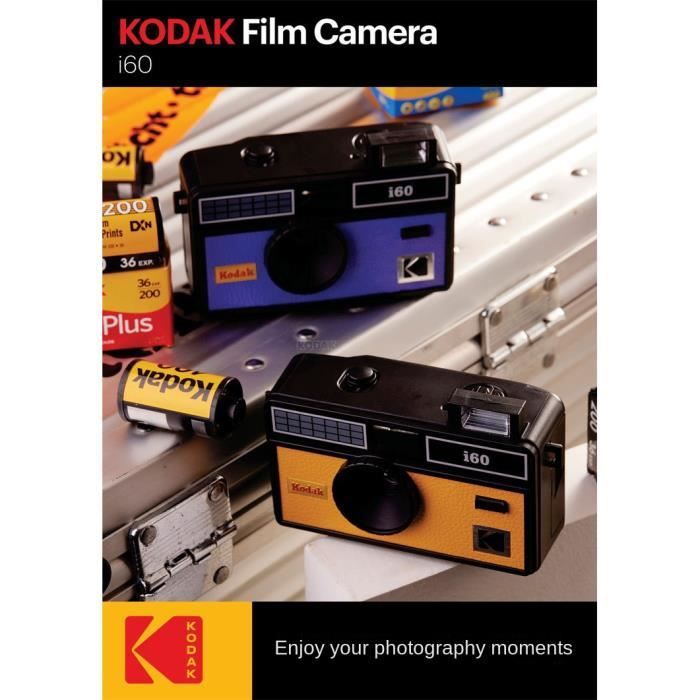 Appareil photo analogique réutilisable jaune Kodak i60
