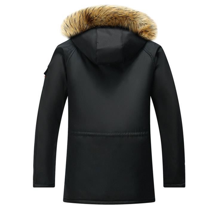 Parka doudoune homme fourrure sale