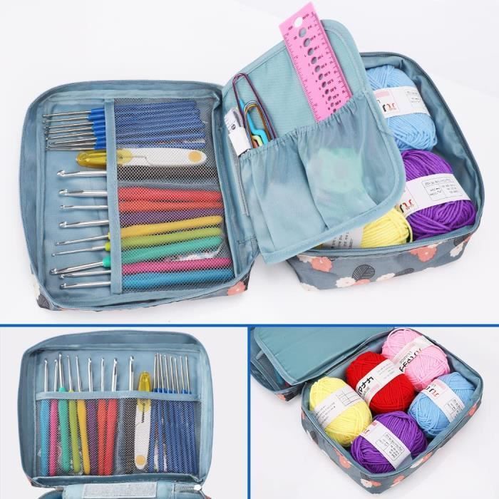 Kit Tricot Créatif : 2 Tresses à Corde En Bois + 40 Aiguilles De Positionnement - Pour écharpes, Pulls, Décorations