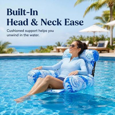 Fauteuil gonflable pour piscine Bouée robuste pour adultes avec siège & dossier – Chaise longue flottante pour l'eau la plage & lan - Jeux - Jouets Fauteuil gonflable pour piscine Bouée robuste pour adultes avec siège & dossier – Chaise longue flottante pour l'eau la plage & lan - Jeux - Jouets