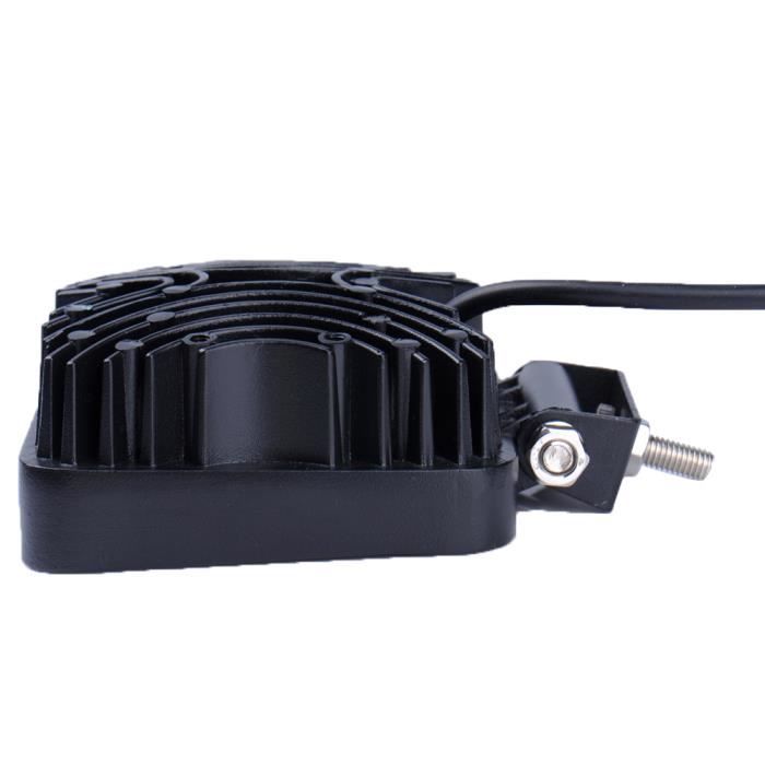 Fxlpower 2 Pièces Phares De Travail LED 48W Orange & Blanc IP67 - Feux LED Tout-Terrain Pour SUV, Camions, Tracteurs Et Engins