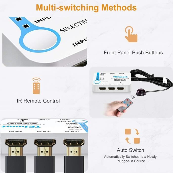 Tesmart 5x1 hdmi switch online