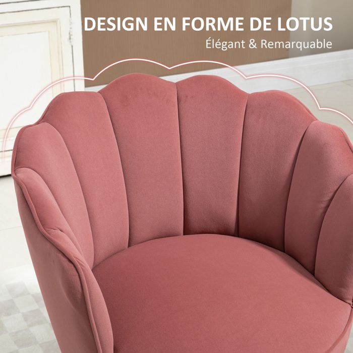 Fauteuil Inclinable Enfant Homcom – Cuir PU, Porte-Gobelet, Pieds Relevables, Rose, 3-6 Ans