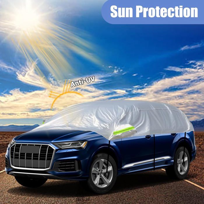 Couverture protectrice de voiture pliée anti UV complète imperméable