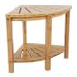 Cen Armoire De Coin D Angle En Bambou Etagere De Douche De