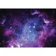 Papier Peint Intissé Galaxie Chambre Enfant 254x184 cm Cosmos Photo Non Tissé Muraux Trompe l'oeil-0