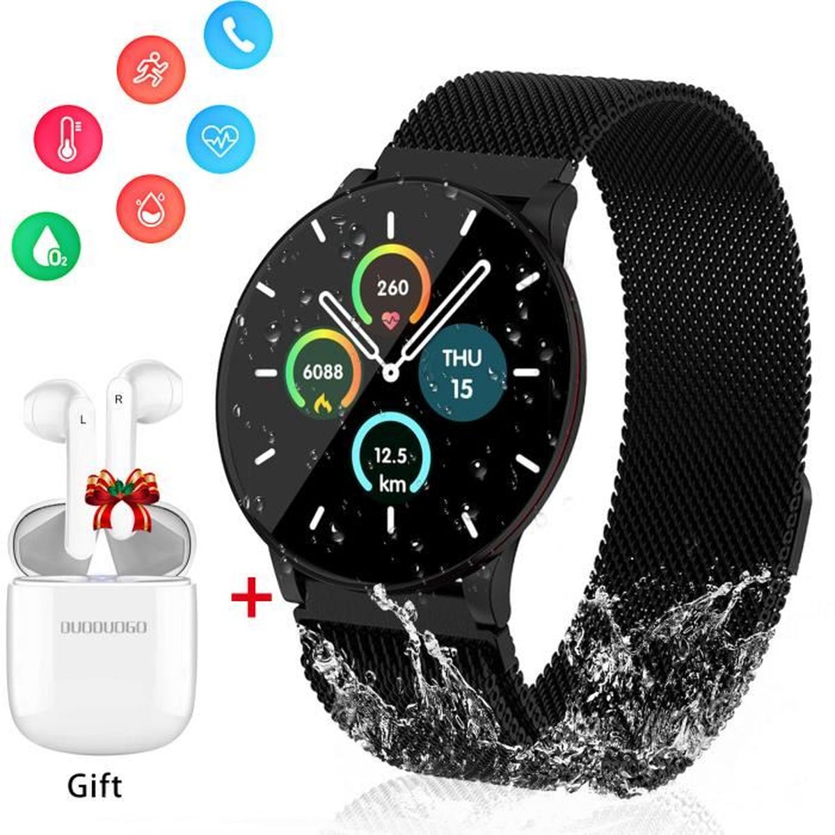 Ip68 waterproof montre clearance