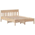 VIDAXL Lit 2 places - Cadre de lit/Lit Double Prix Bas - 140x190 cm bois de pin massif @90732
