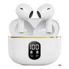 DOCCMIK Écouteurs sans fil avec son stéréo et basses puissantes, écouteurs Bluetooth légers avec 48 heures d'autonomie Blanc