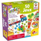 Carotina 50 jeux, Coffret de jeux éducatif,LISCIANI GIOCHI, Rouge, Présence parentale, 3 ans et plus