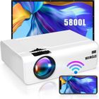 BREETT Vidéoprojecteur WiFi, WiMiUS 5800 Vidéoprojecteur WiFi Portable