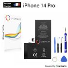 Batterie pour iPhone 14 Pro - OUISMART - 3200 mAh - Lithium Ion - Blanc