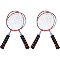 2 Paires Badminton Enfants Badminton Raquette Mini Badminton Ensemble Jeu de Plein Air Ensemble Badminton Raquette Badminton