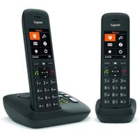 Téléphone sans fil Gigaset C575A Duo - GIGASET - Blanc - Répondeur - DECT