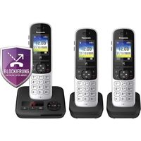 Telephone sans fil Panasonic KX-TGH723GS Noir