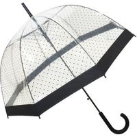 Parapluie cloche transparent à pois - Lady - Smati Incolore