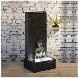 FONTAINE INTÉRIEURE Fontaines - Grande fontaine XL Mur Bouddha - L 50 x l 30 x H 100 cm - Fibre de verre