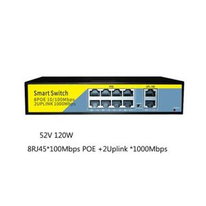 SWITCH - HUB ETHERNET  1010 Go - Commutateur Ethernet POE avec système de