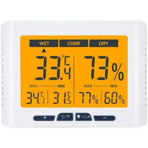 THERMOMÈTRE - BAROMÈTRE thermomètre d'intérieur hygromètre, jauge d'humidi