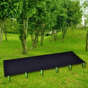 lit de couchage pour Camping randonn/ée p/êche 200kg HUKOER lit pliant canap/é-lit en plein air Voyage Camping randonn/ée en alliage daluminium ultra-l/éger lit pliant pour le camping