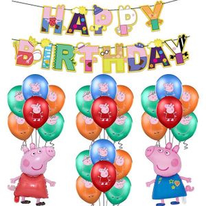 Decoration Anniversaire Pig 2 Ans Fille, Pepp Pig Enfant Ballons Anniv  Deco, Peppa Pig Décoration De Fête D'Anniversaire, De[w7685] - Cdiscount  Maison