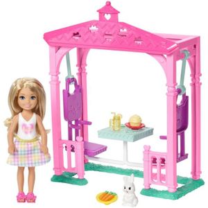 POUPÉE Barbie Famille Mini-poupée Blonde Chelsea et Pergo