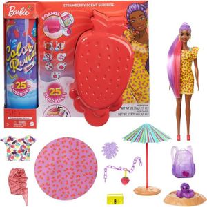 POUPÉE Barbie Color Reveal avec Mousse parfumée, poupée e