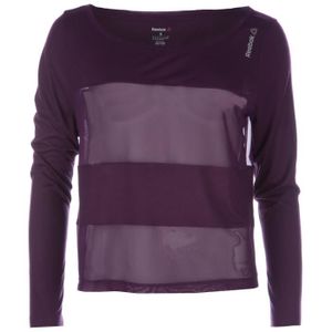 reebok t shirt homme violet