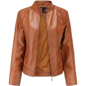 Blouson Cuir Marron Femme Cdiscount