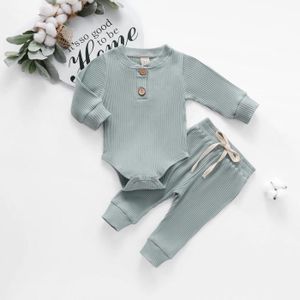 Nouveau-né Bébé Combinaison Coton Barboteuse à Manches Longues Pyjama Gentilhomme Tenues 0-3 Mois 
